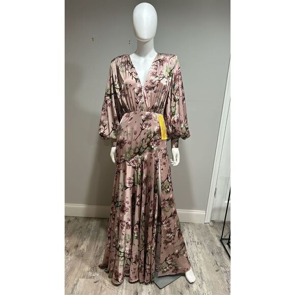 Bronx and Banco Carmen Floral Balloon Sleeve Dress Size 4. *no belt - Picture 2 of 15